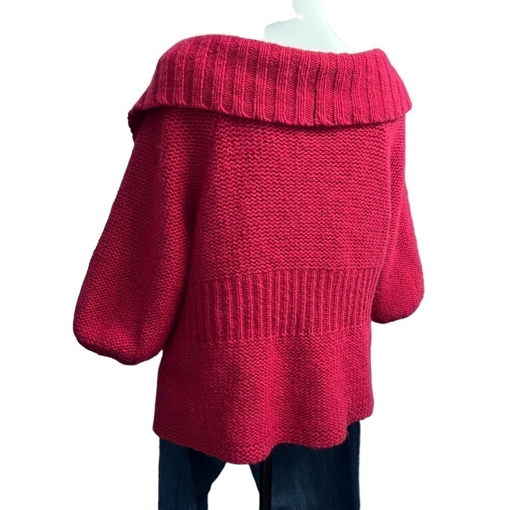 Free People Wool Blend Cardigan Sweater, Size Large - Picture 2 of 11